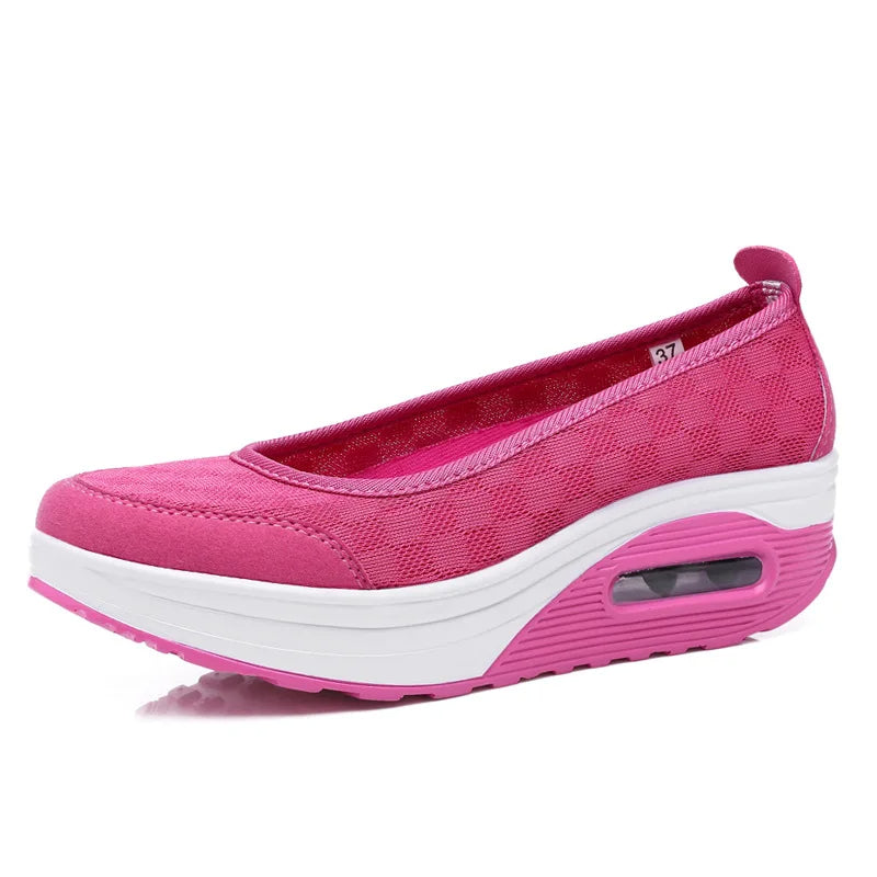 Baskets Orthopédiques Femmes Sans Lacets – Légères, Respirantes, Semelle Amortissante | Pour Marche, Voyage, Confort Quotidien - 6