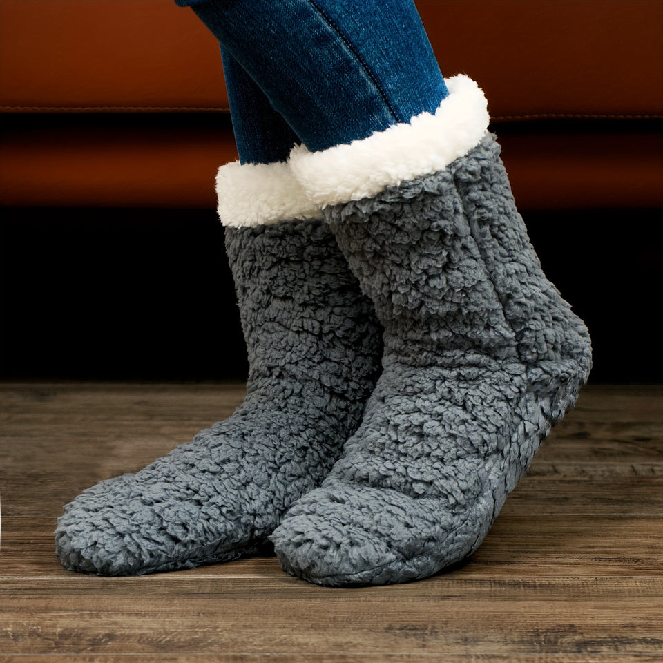 Chaussettes D'Hiver En Peluche Douce