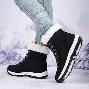 bottes d'hiver mi-mollet pour femmes