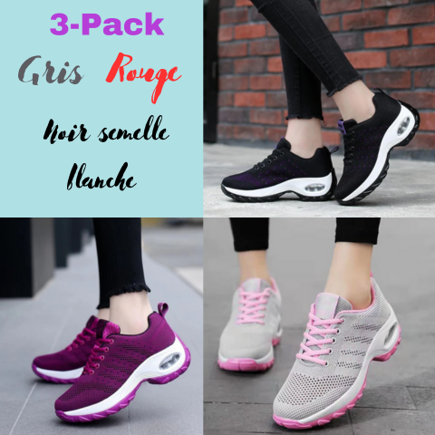 IXII Baskets Orthopédiques pour Femmes, Chaussure De Coussin d'air, Chaussures De Sport Décontractées Confortables, Chaussure De Course Running IXII Baskets Orthopédiques pour Femmes, Chaussure De Coussin d'air, Chaussures De Sport Décontractées Confortables, Chaussure De Course Running