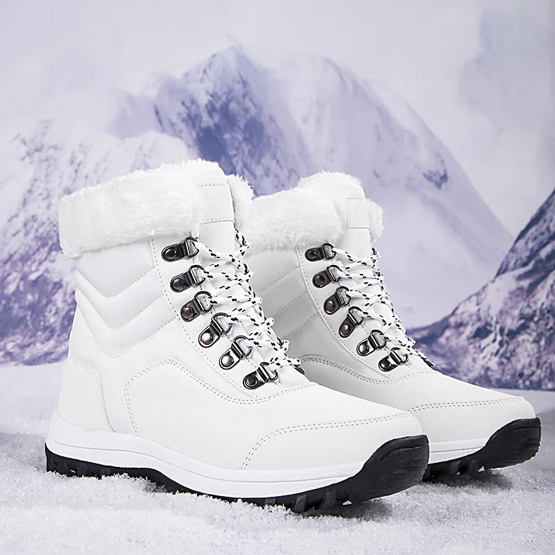 bottes d'hiver mi-mollet pour femmes