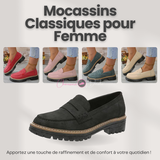 mocassins classiques pour femme
