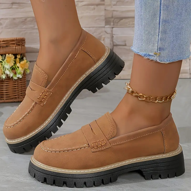 mocassins classiques pour femme