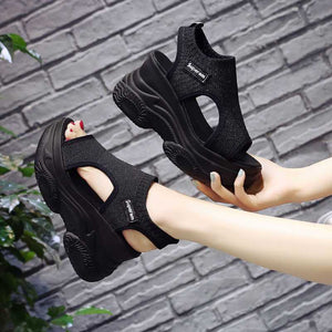 sandales ouvertes au design tendance pour femme