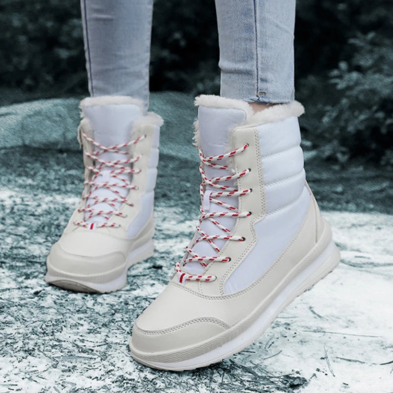 Bottes tendance en coton pour femmes