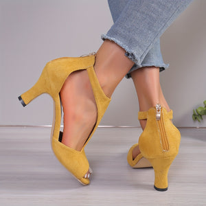 Sandales à Talons Hauts Peep Toe pour Femme