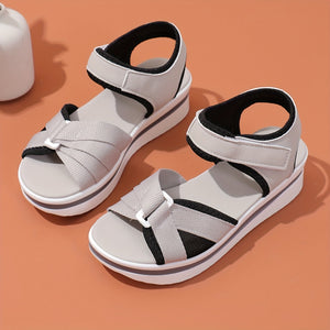sandales compensées à plateforme pour femme