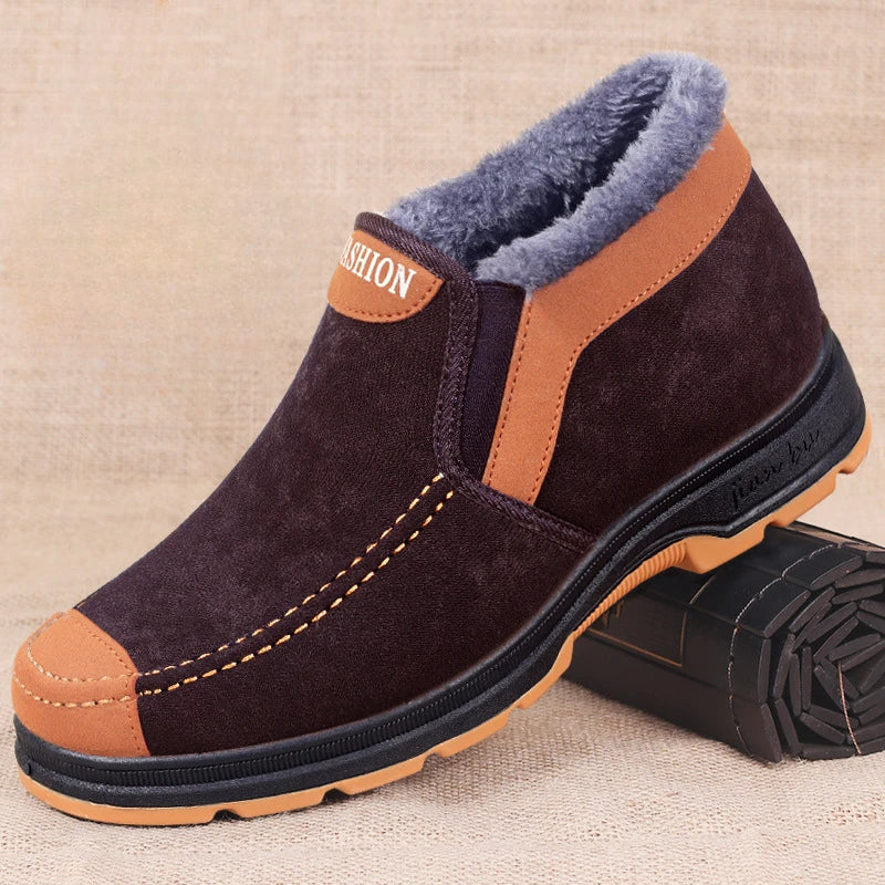Chaussures d'hiver en coton pour hommes