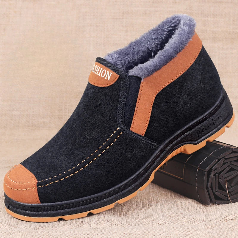 Chaussures d'hiver en coton pour hommes