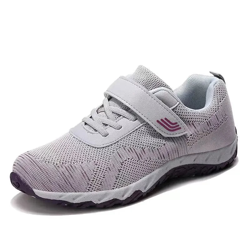 chaussure velcro plate pour femmes