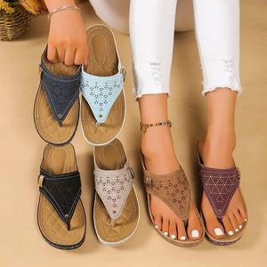 sandales estivales compensées pour femme