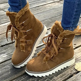 Bottes d’Hiver Fourrées Femme – Style Confort & Élégance