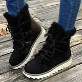 Bottes d’Hiver Fourrées Femme – Style Confort & Élégance