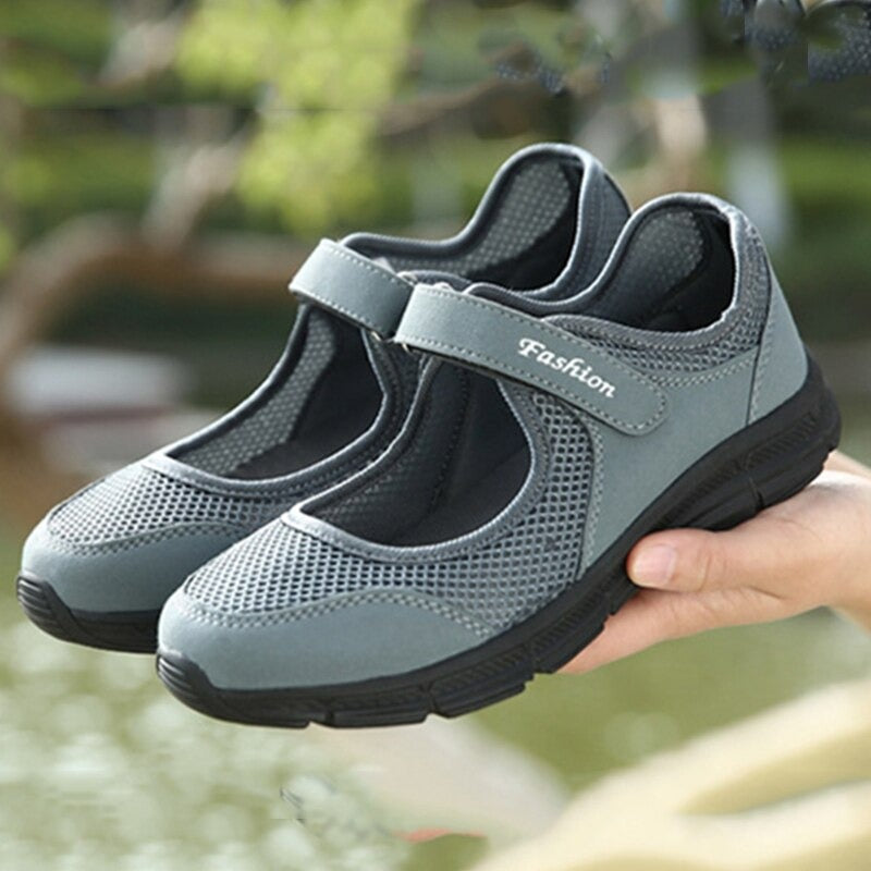Chaussures De Marche Confortables Pour Femmes WDRHC - Semelle Antidérapante, Tige Tricotée, Légères | Pour Tous Les Jours, Shopping, Voyage - 8