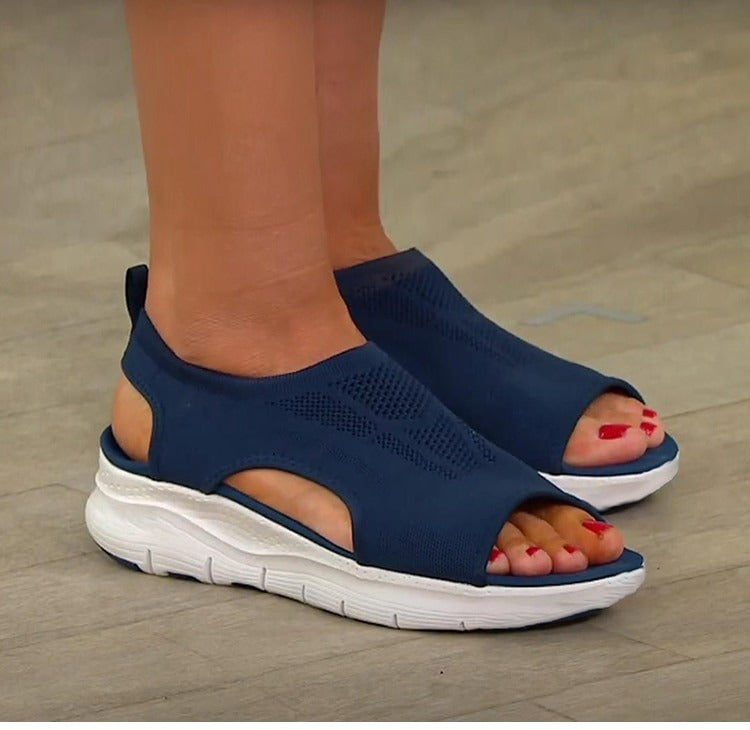 Sandales à bout ouvert pour femmes
